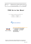 F2X64 Series User Manual