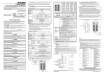 CL2X16-D1C3V CC-Link/LT Remote I/O Module User`s Manual