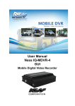 User Manual Ness IQ-MDVR-4 GUI