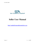 Seller User Manual - SA Crafters Market