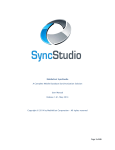 SyncStudio User Documentation