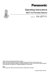 Panasonic KX-UDT111 Entry-Level DECT