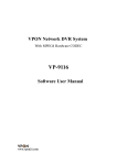 VP-9116 user manual