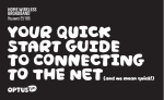 YOUR QUICK START GUIDE TO CONNECTING