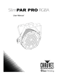 SlimPAR Pro RGBA User Manual Rev. 4