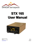 STX 165 User Manual