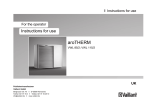 User manual aroTHERM instructions for use Size 353.75 KB