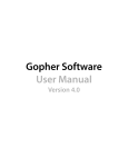 the Gopher 4 User Manual