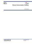 Ethernet Communication Functions