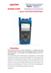 ST3200 OTDR . Overview