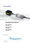 Operating Manual R&S NRP-Z22/-Z23/-Z24