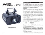 Gobo Projector LED user manual
