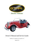 View the User Manual - Star Electric Vehicles
