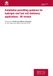 Guidance for hydrogen and fuel cell stationary applications