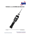 PhoCheck+ 1, 2, 3 & 5000Ex User Manual V2.3