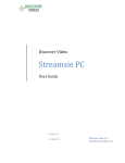 Streamsie PC User Manual