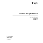 Fortran Library Reference