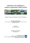 interactive 3d modelling in outdoor augmented reality worlds