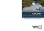 Wetlands Operation and Maintenance guide