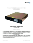 tss200a telemetry signal simulator user`s guide