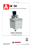 Piergiacomi AX10 user manual