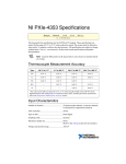 NI PXIe-4353 Specifications