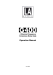 G400 - User Manual