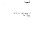 XYR 300E Wireless Ethernet User`s Manual