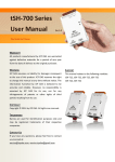 tSH-700 Series User Manual Ver.1.0