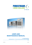 Purestream CWM User and Maintenance Manual
