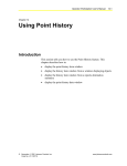 Operator Workstation User`s Manual: Using Point History