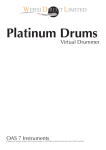 Platinum Drums User Manual V2 - wersi