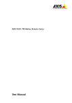 AXIS T8331 PIR Motion Detector Series User Manual