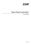 User Manual Wired Touch Panels cuenium2