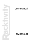 the PM0816-01 user manual