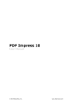 PDF Impress 10 User Manual