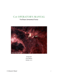 C16 OPERATOR`S MANUAL - Von Braun Astronomical Society