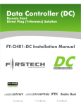 FT-CHR1-DC Installation Manual
