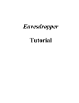 Eavesdropper Tutorial - the Kansas Geological Survey