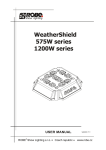 WeatherShield 575W series 1200W series