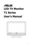 LED TV Monitor T1 Series User`s Manual