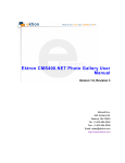 Ektron CMS400.NET Photo Gallery User Manual