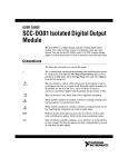 SCC-DO01 Isolated Digital Output Module User Guide