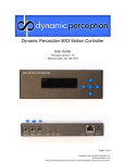 Dynamic Perception MX3 Motion Controller