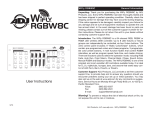 WiFLY RGBW8C User Manual