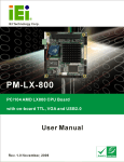 PM-LX-800 User Manual