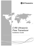 C-RS Ultrasonic Flow Transducer