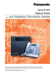 Model KX-TDA30/KX-TDA100/KX