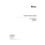 Fortran User`s Guide - Oracle Documentation