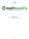 Quick start - MailFoundry
